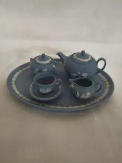 お値下げ　 ジャスパー　ミニチュアカップ3個セット ウェッジウッドジャスパー /ピンク/ミニチュアセット