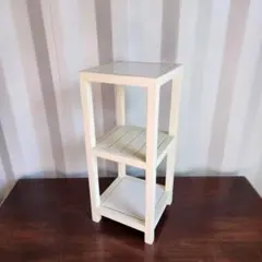 ヴィンテージ　タイル　3段　ウッドシェルフ　60cm 木製　無垢材 ヴィンテージ タイル 3段 ウッドシェルフ 60cm 木製 無垢材 - メルカリ