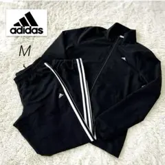 adidas アディダス　ジャージ　綿　上下セット　セットアップ　美品　M
