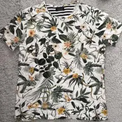 ZARA MAN 花柄 Tシャツ L