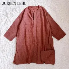 JURGEN LEHL リネンコットン チュニック 七分袖 スナップボタン Mのサムネイル