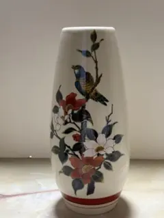 九谷焼 九谷正峰 椿の花 金彩 陶器 花瓶 - メルカリ