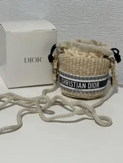 DIORカゴバッグ　チェーンバッグ ミニポーチ ストローバッグ ノベルティ