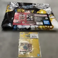 一番くじ ワンピース　B賞　カードデザイン ブランケット サボ