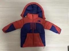 THE NORTH FACE ダウンコート 110cm 赤/青