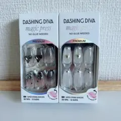 新品 DASHING DIVA Magic Press ネイルチップ 2点 B