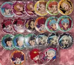 アイカツ　stage 缶バッジ　キーホルダー