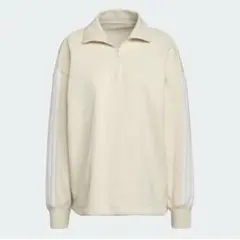 【adidas Originals】ハーフジップスウェット/アイボリー