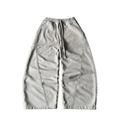 wide sweat pants スウェットパンツ グレー ワイド 裏起毛