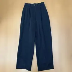 ラメ入りストライプ柄パンツ