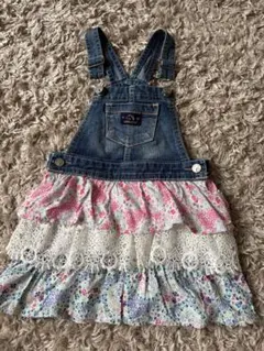 キッズ　ORDACHE ジャンバースカート デニム　100cm