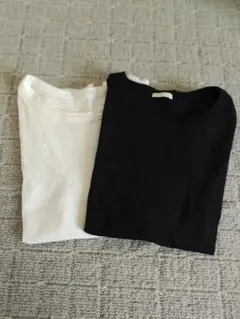 GU 白黒半袖Tシャツ2枚セット Mサイズ