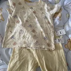 すみっコぐらし ベビーパジャマ 90サイズ イエロー
