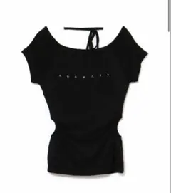 andmary Mary logo ribbon tank navy - メルカリ