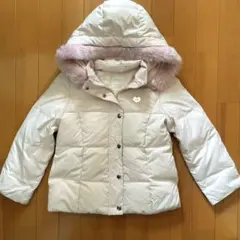 BeBe ベビーピンク ダウンコート 130