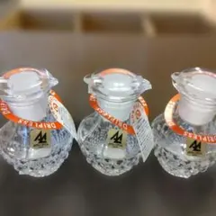 【３個セット】石塚硝子　醤油差し　ダイヤカット　ガラス　調味料入れ★バラ売り可★のサムネイル