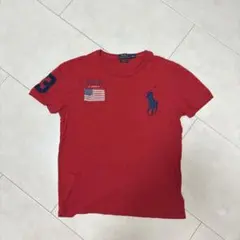 Ralph Lauren 赤 Tシャツ USAデザイン