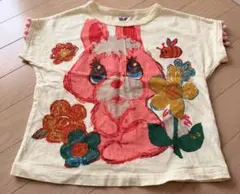 vanavana ヴァナヴァナ 110cm うさぎ 半袖Tシャツ ポンポンのサムネイル