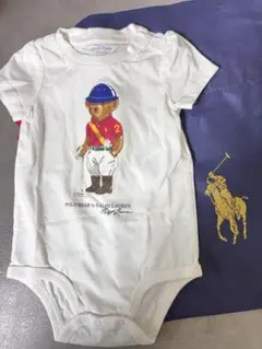 【新品未使用】Ralph Lauren Polo Bear ロンパース ホワイト