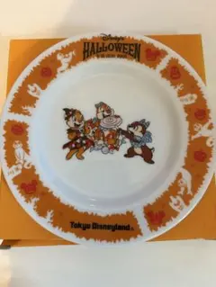 ディズニー　ハロウィン2008 チップ&デール　クラリス　限定プレート