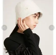 SNIDEL ファークロシェハット　グレー