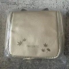 【新品未開封】コスメデコルテ　ノベルティ　トラベルポーチ ゴールド