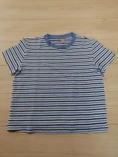 SHEINストライプ 半袖Tシャツ L