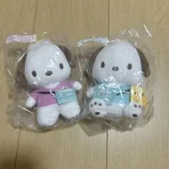 ポチャッコ マスコット 2種セット 산리오 当り 쿠지 レッド ミント