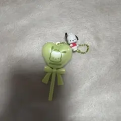 ポチャッコ ハート型 ステッキ キーホルダー