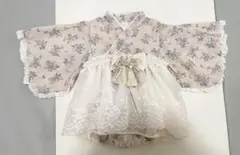 バースデイCottoli 袴ロンパース(70花柄)