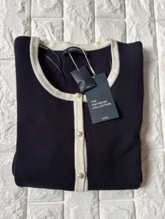ZARA ネイビー 長袖カーディガン M