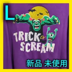 【新品 トレーナー L ハロウィーン モンスターズインク スウェット 刺繍　長袖