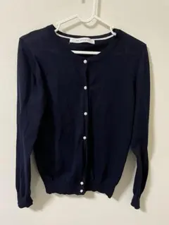 THE EMPORIUM カーディガン 薄手 ネイビー M