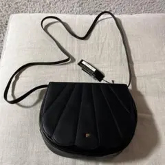 Pierre Cardin ブラック ショルダーバッグ
