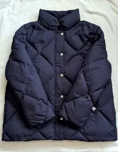 SWITCH MOTION　クロコダイル　ダウンジャケット　チャコールネイビー