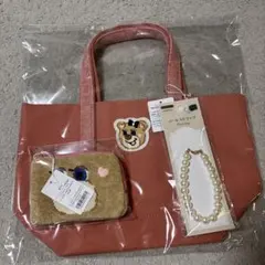 フェイラーオールドテディワッペントートバッグ大ハッピーポップニナ