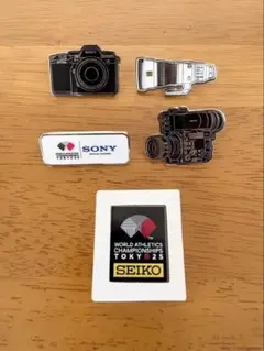 世界陸上　東京　2025　SONY　ソニー　SEIKO　セイコー　ピンバッジ