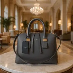 FURLA TWIGGY MEDIUM BOSTON ショルダーバッグ 『希少』