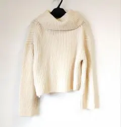 新品 プロポーションボディドレッシング アイボリー タートルネック セーター