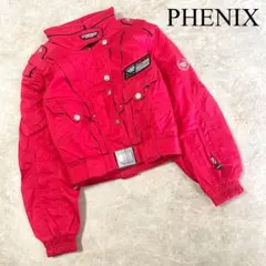 PHENIX フェニックス ロゴ刺繍 フード付き 中綿ジャケット スキーウェア
