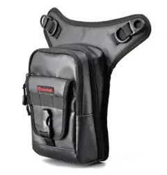 ヘンリービギンズ　レッグバッグ　1.5L　ブラック　新品未使用　ターポリンのサムネイル