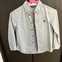 COMME CA ISM グレー長袖シャツ 130A