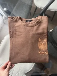 KAVU &niko and クルーネック スウェット ブラウン ベア