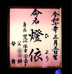 書道作品 燈伝と天琉 2点セット