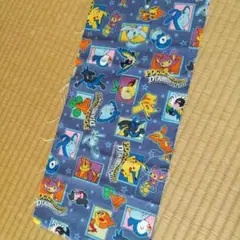 ポケットモンスター プリント生地 端切れ ダークブルー