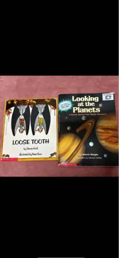 英語　児童　本Looking at the Planets 2冊