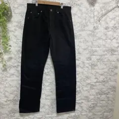 a.v.v　メンズ　38サイズ　ブラック　 ストレートデニムパンツ