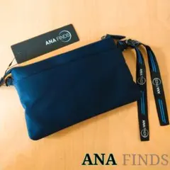 ✦タグ付き✦ANA FINDS Professionalレザーポーチ　サコッシュ