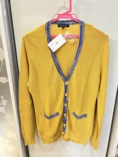 新品未使用　URBAN RESEARCH からし色カーディガン 38 Ｍ　薄手