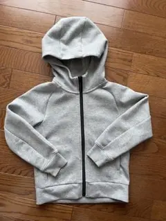 UNIQLO グレー フルジップパーカー 120